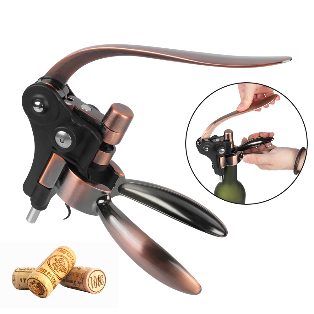 Cork Screw Lever - Barware Rabbit-Shaped Bar Lever Corkscrew Kitchen