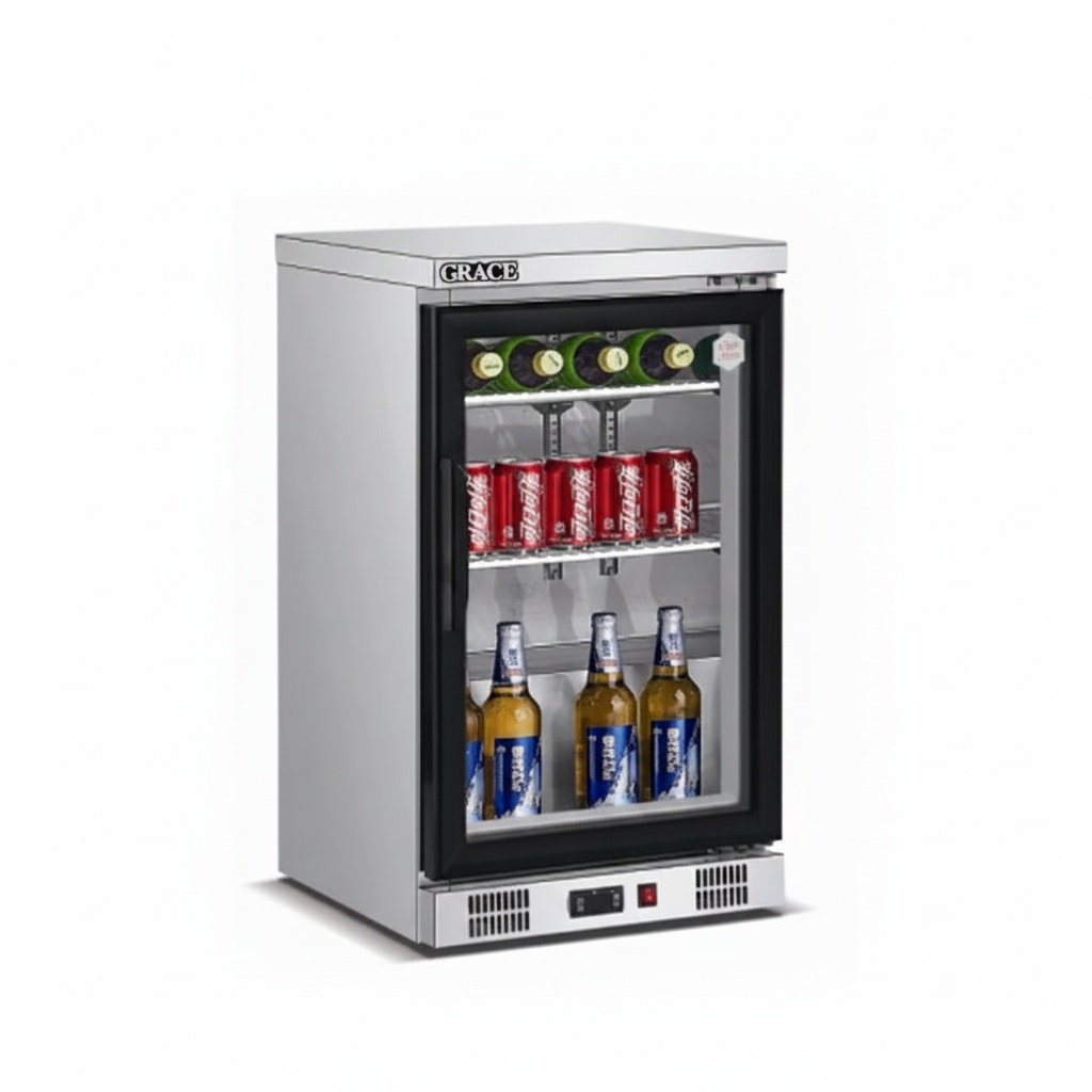 Wine And Beer Undercounter Fridge - Under Counter Fridge, 304 Stainless Steel