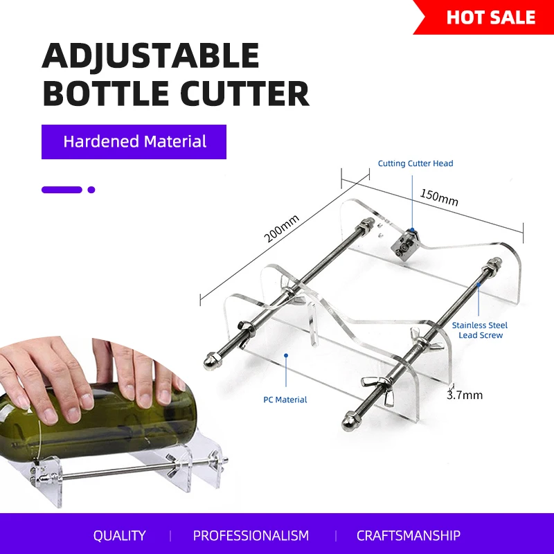 Beer Wine Kit - Upgraded Bottle Cutting Tool Kit for