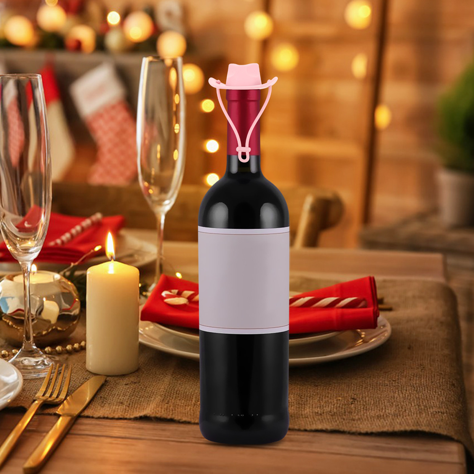 Reusable Silicone Bottle Stopp - Wine Beer Hat 评论和价格