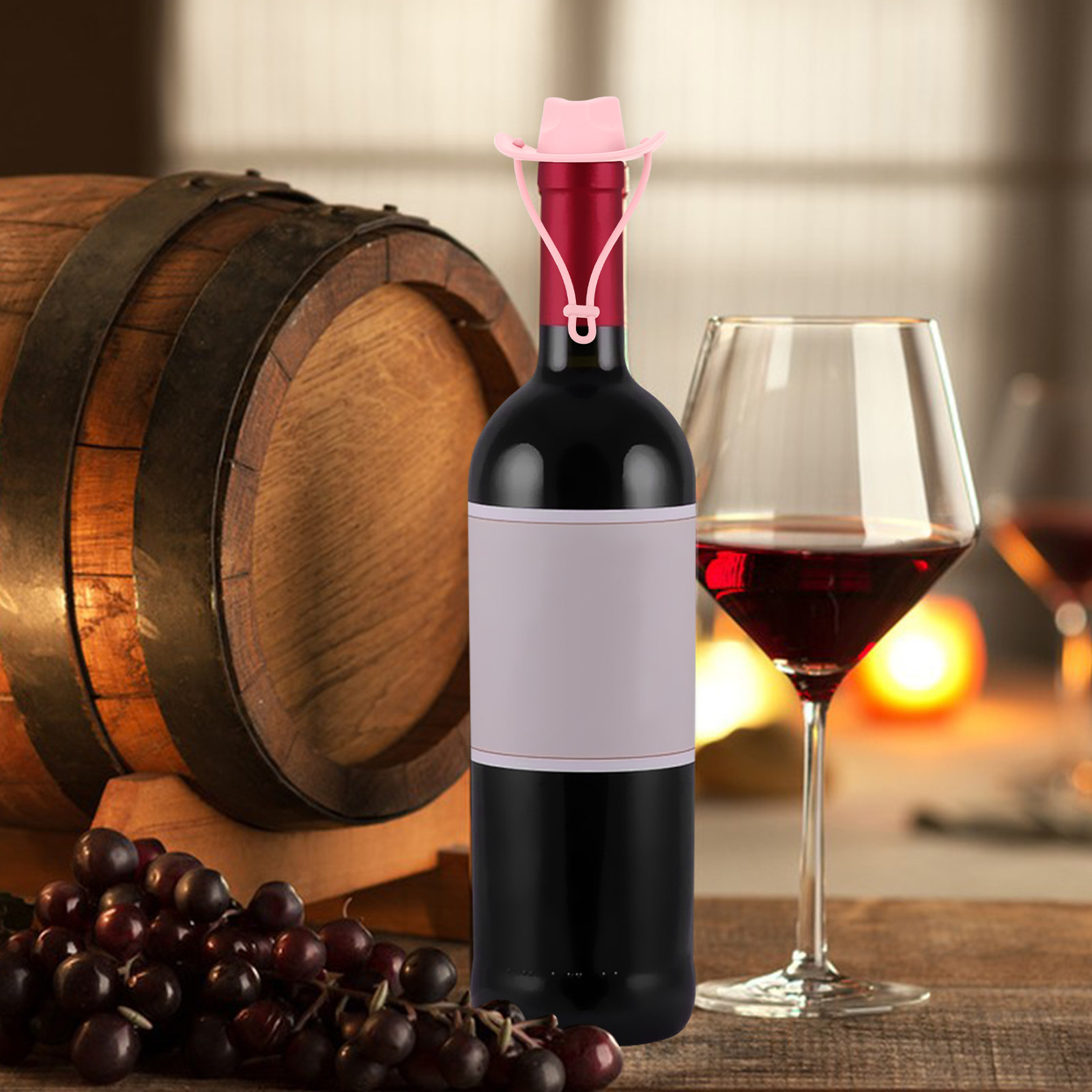 Reusable Silicone Bottle Stopp - Wine Beer Hat 评论和价格