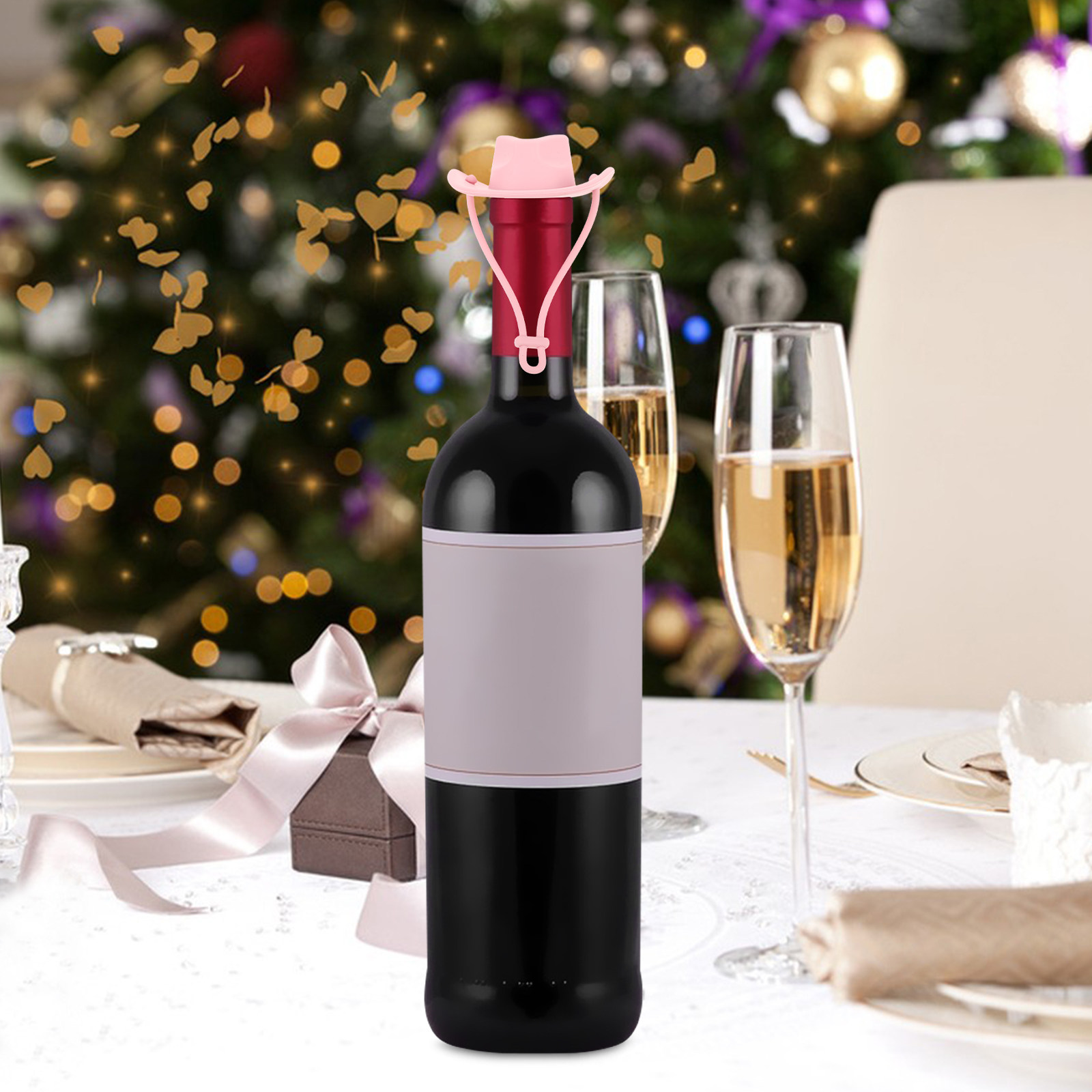 Reusable Silicone Bottle Stopp - Wine Beer Hat 评论和价格