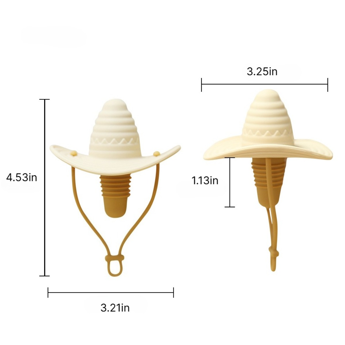 Cowboy Hat Wine Bottle Stopper - Wine Beer Hat 评论和价格