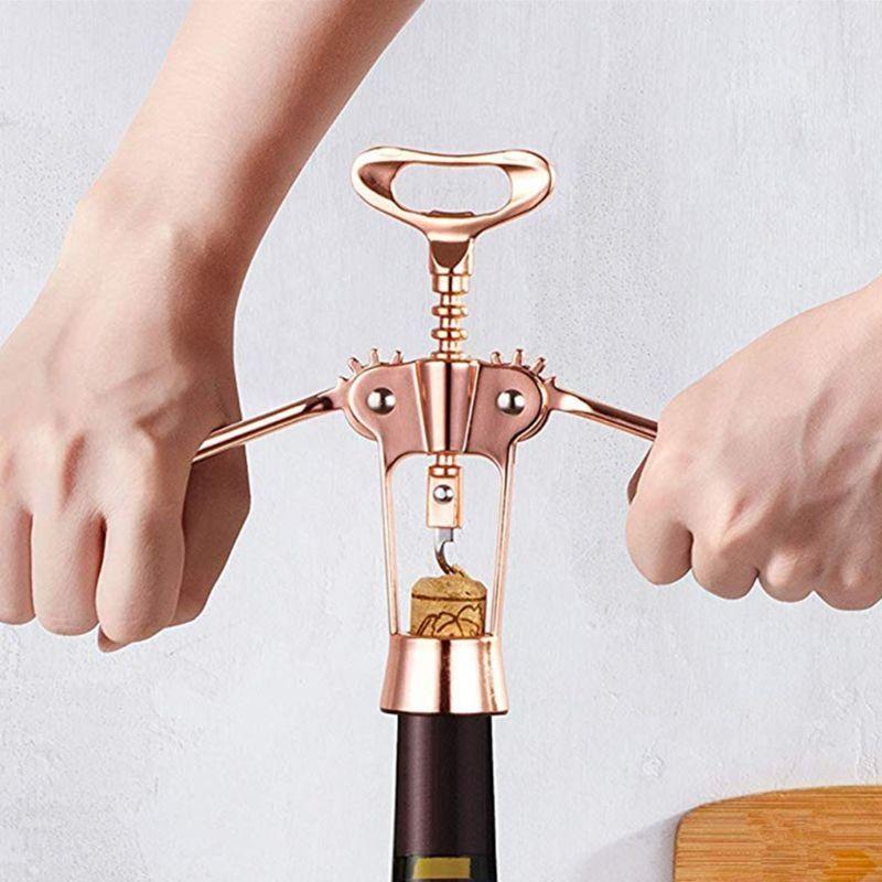 L9NB Zinc Alloy Wine Bottle Le - Cork Screw Lever 评论和价格