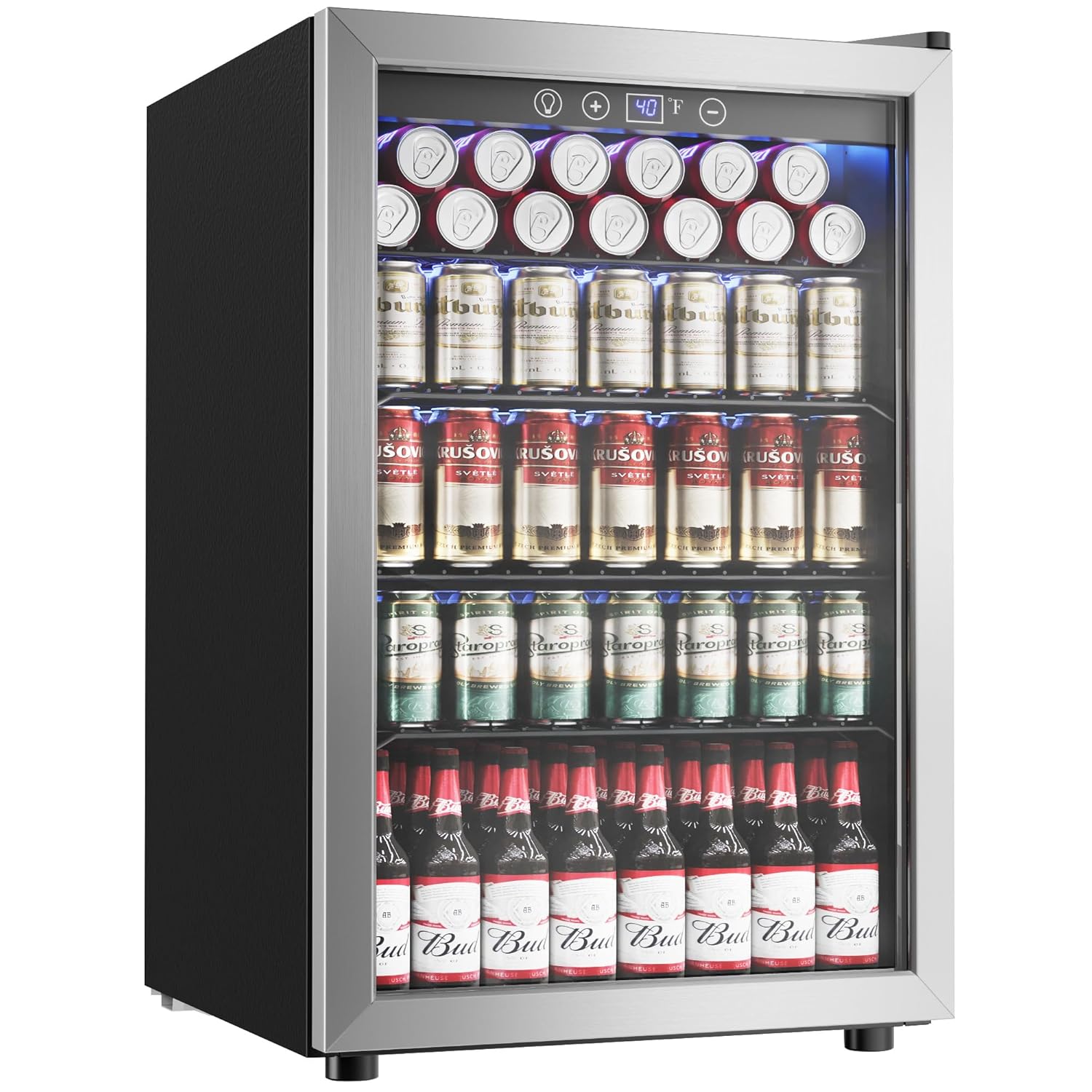 4.5 Cu.ft Beverage Refrigerato - Wine Beer Cooler Fridge 评论和价格