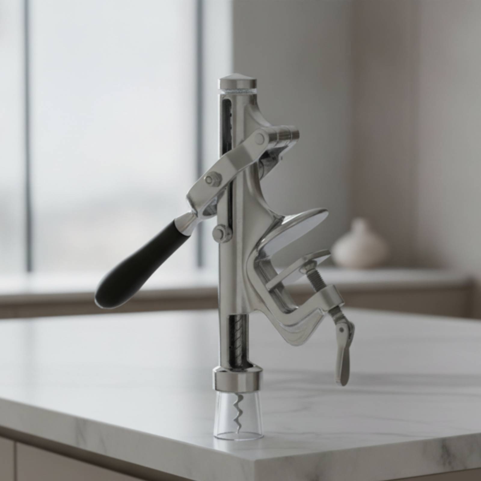 Lever Wine Opener Tabletop Wal - Cork Screw Lever 评论和价格