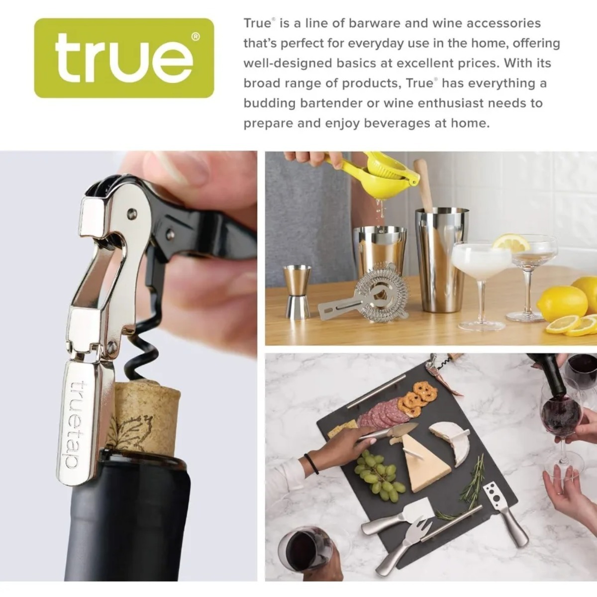 Durable Stainless Steel & Wood - Cork Screw Lever 评论和价格
