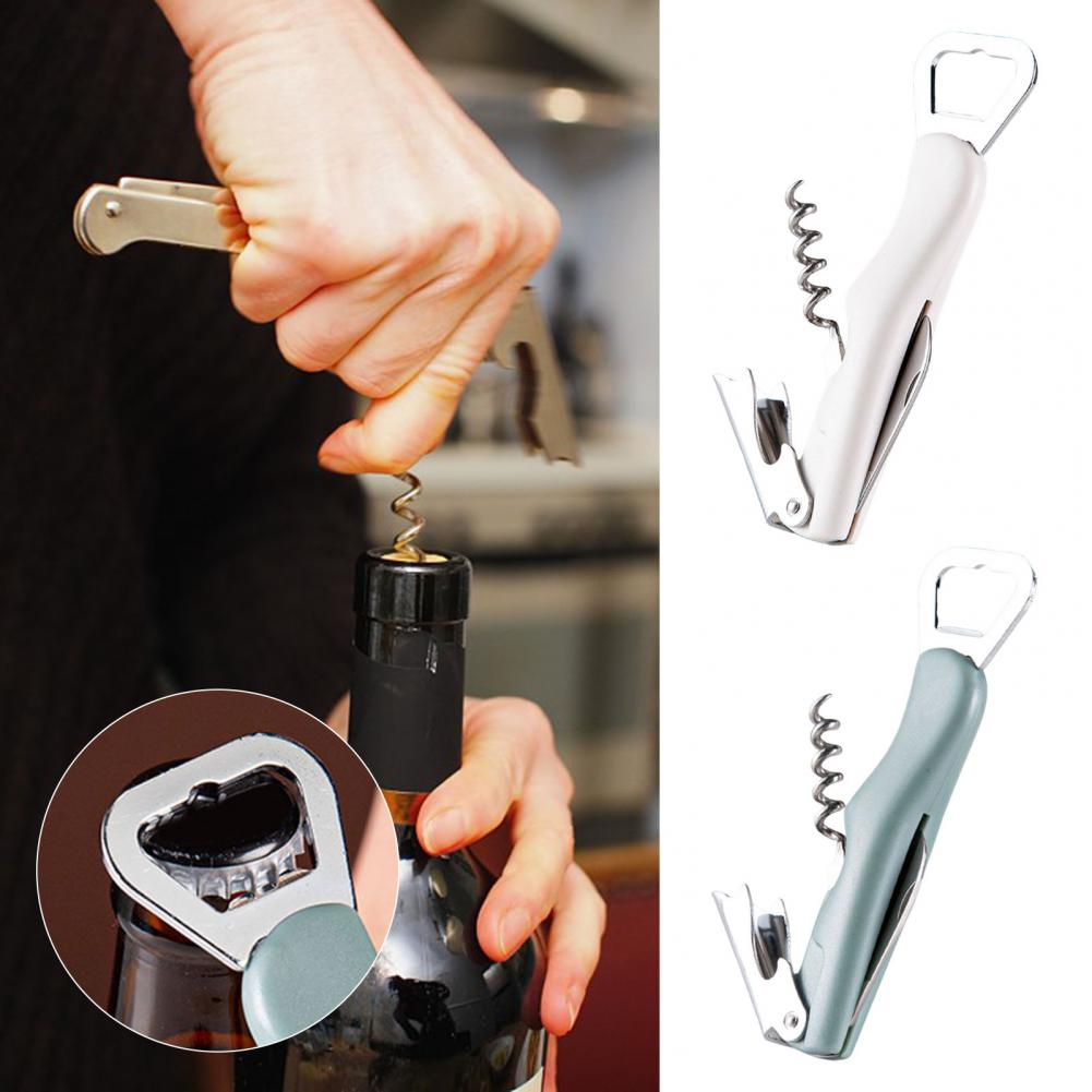 3 in 1 Wine Opener Beer Cap Li - Cork Screw Lever 评论和价格