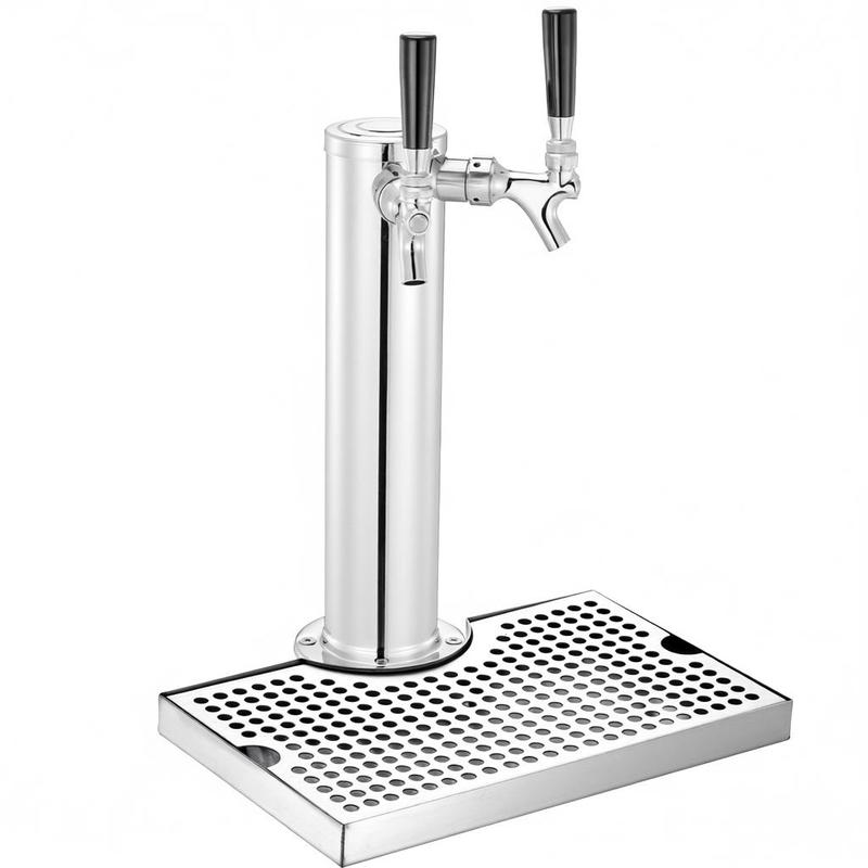Kegerator Tower Kit, Dual Taps - Beer Wine Kit 评论和价格