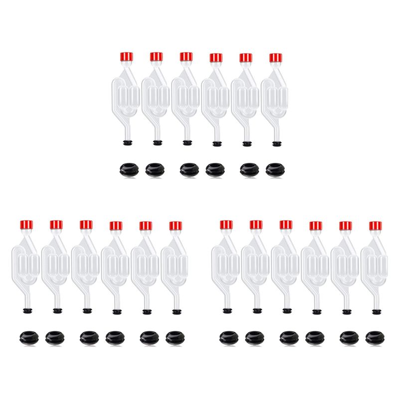 AA81-Brew Airlock Kit, 18 Airl - Beer Wine Kit 评论和价格