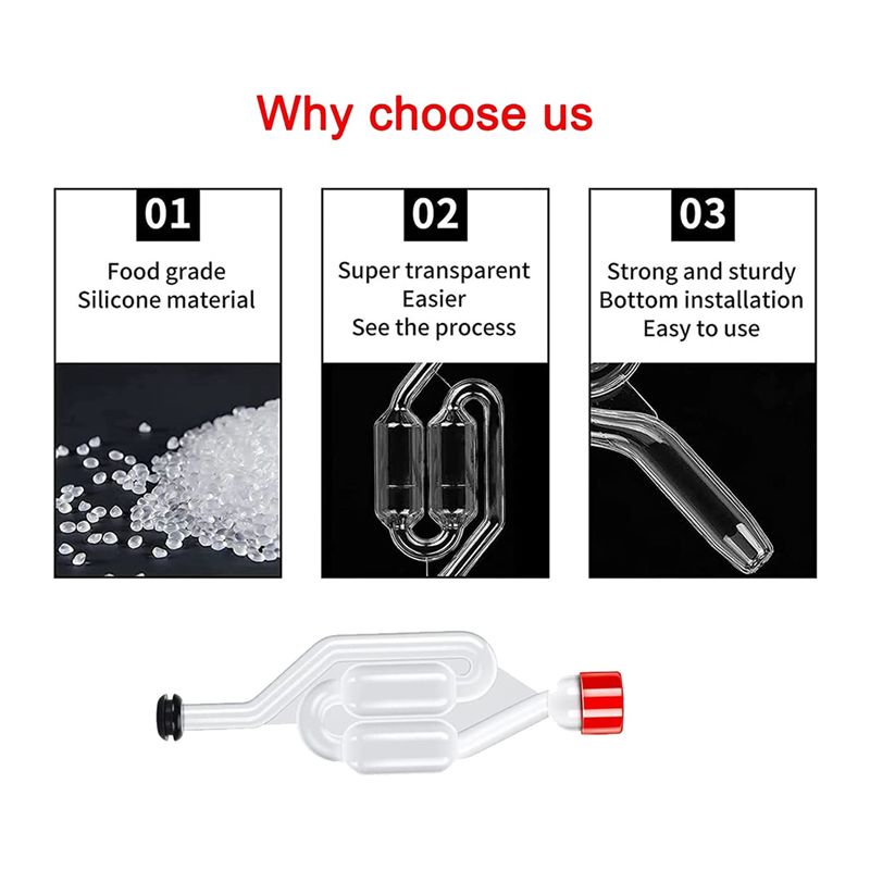 AA81-Brew Airlock Kit, 18 Airl - Beer Wine Kit 评论和价格