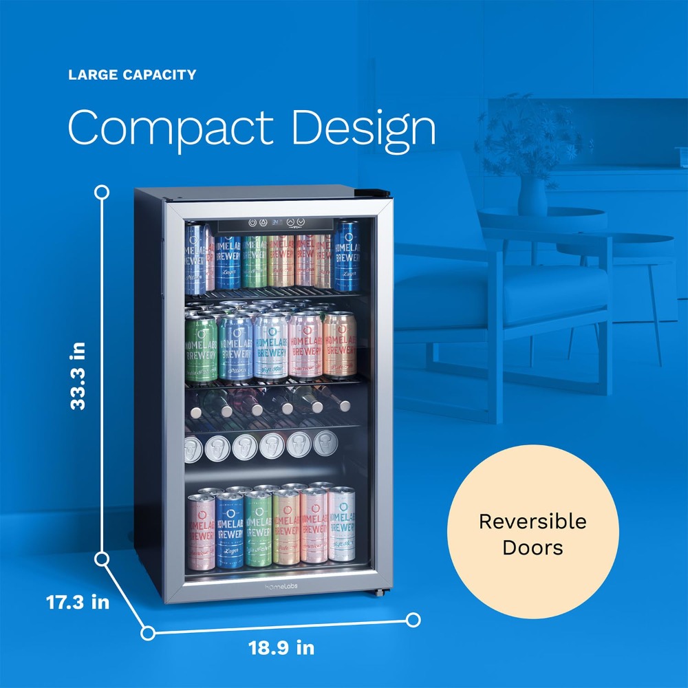 120 Can Mini Beverage Refriger - Wine Beer Cooler Fridge 评论和价格