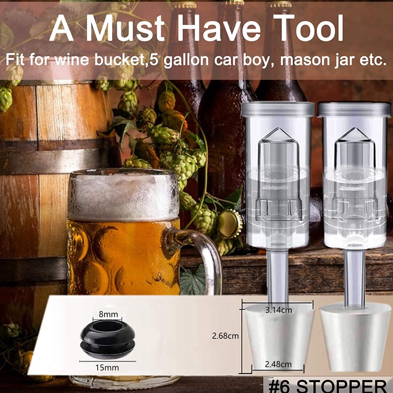 YLS-Fermentation Lids Airlock  - Beer Wine Kit 评论和价格