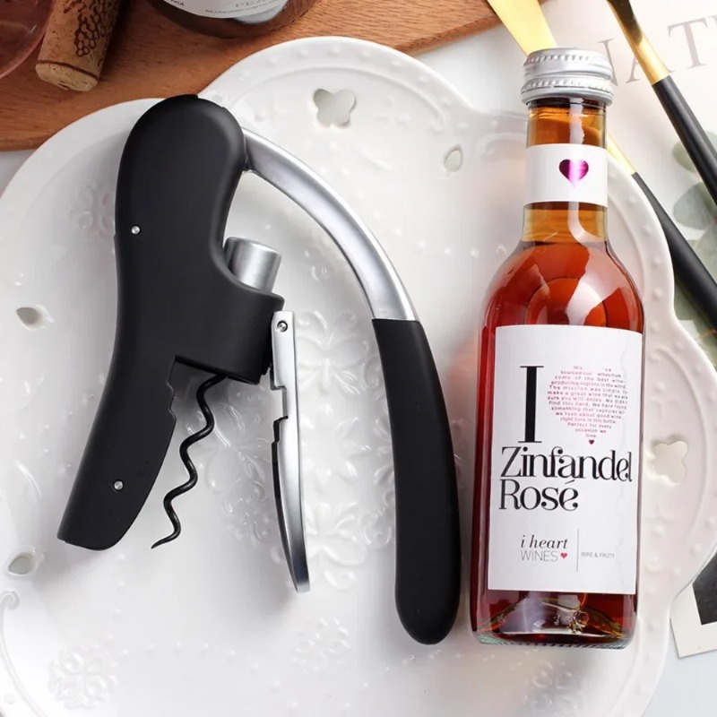 New Stainless Steel Wine Bottl - Cork Screw Lever 评论和价格