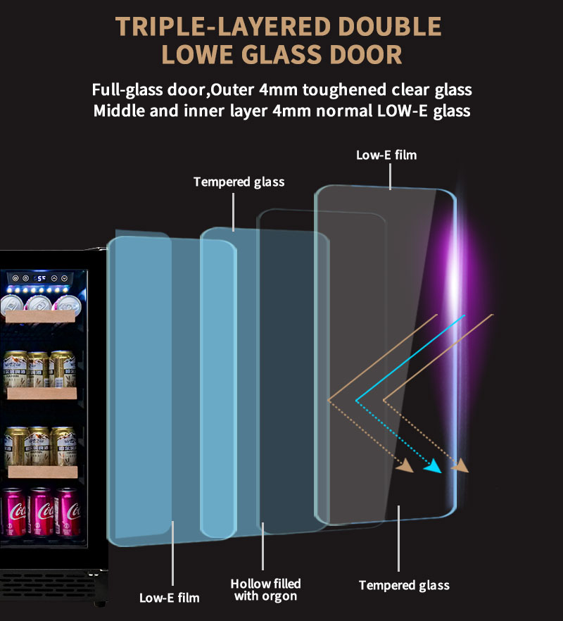 Double Door Undercounter Wine  - Wine Beer Cooler Fridge 评论和价格