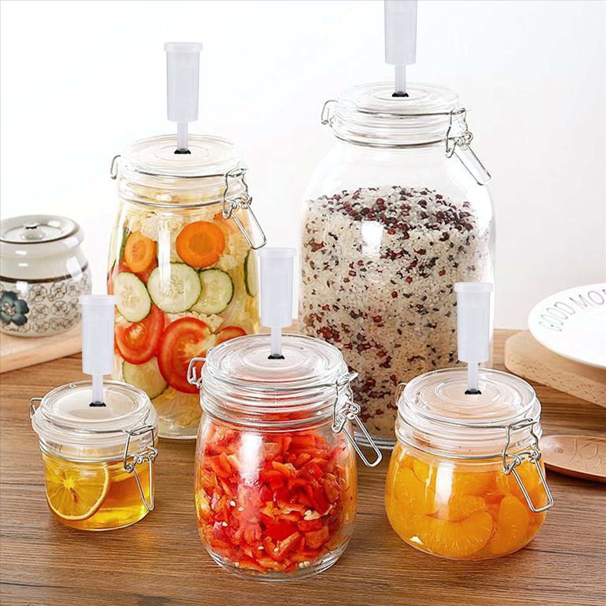 ABFS Fermentation Lids Kit,Air - Beer Wine Kit 评论和价格
