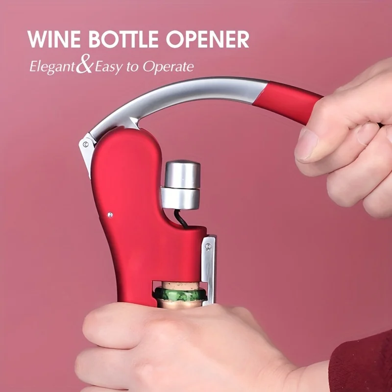 1 Set Lever Press Wine Opener  - Cork Screw Lever 评论和价格