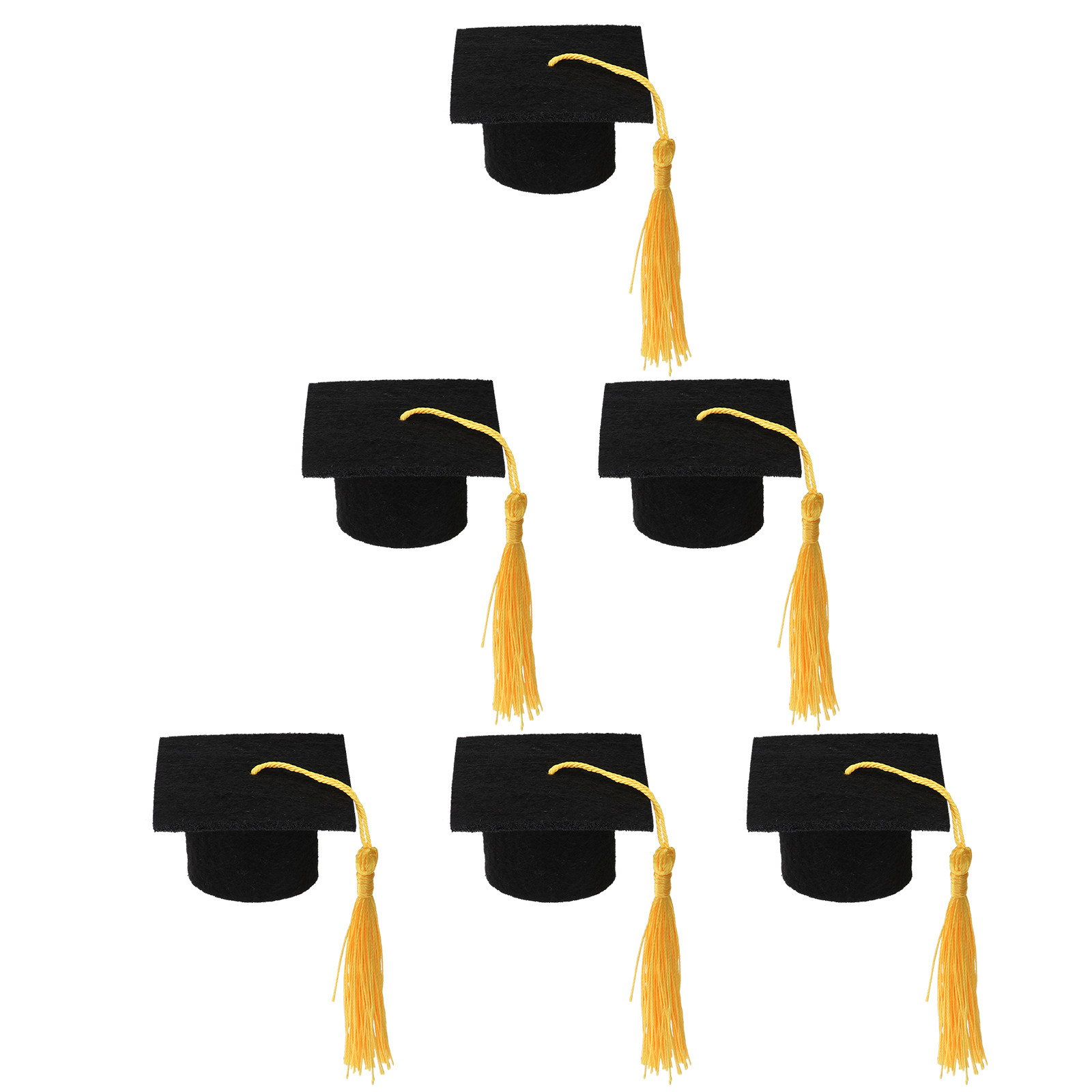 6Pcs Doctoral Wine Bottle Cap  - Wine Beer Hat 评论和价格