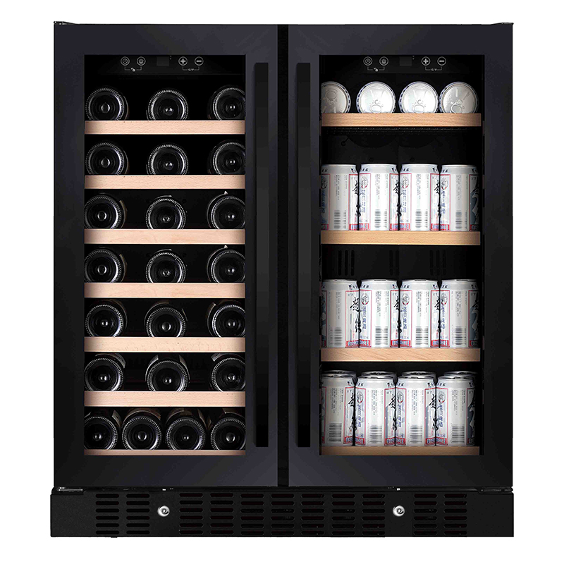 176L Glass Door Drink Fridge U - Wine And Beer Undercounter Fridge 评论和价格