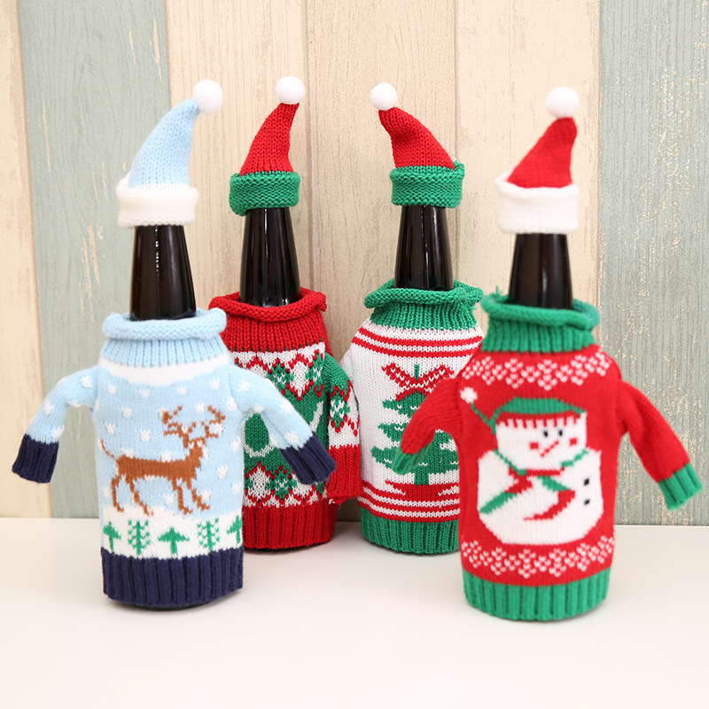 High End Knitted Christmas New - Beer Wine Kit 评论和价格