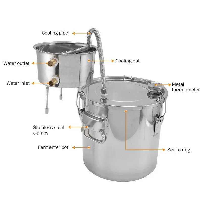 22L Alcohol Brewing Distiller  - Beer Wine Kit 评论和价格