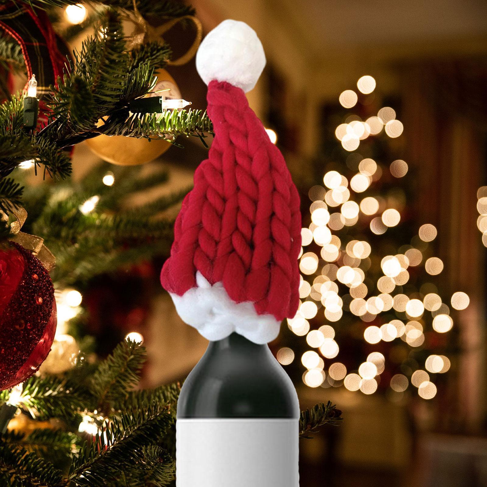Decorative Santa Hat Christmas - Wine Beer Hat 评论和价格