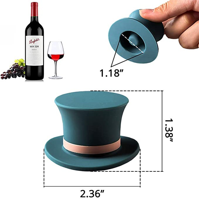 Creative Hat Shape Silicone Wi - Wine Beer Hat 评论和价格