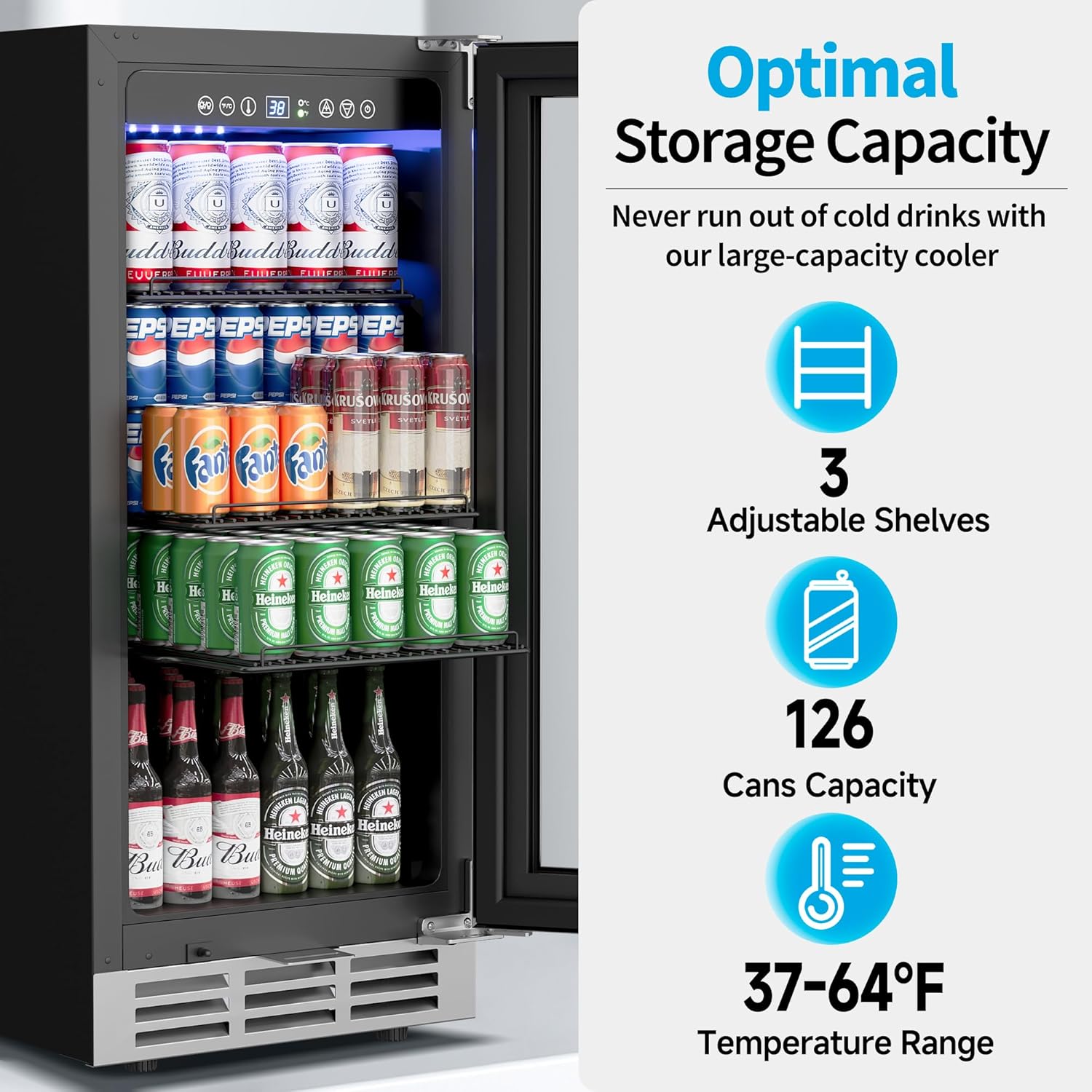 15 Inch Under Counter Beverage - Wine And Beer Undercounter Fridge 评论和价格