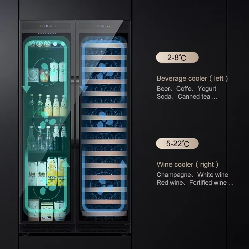 Built In Beverage Fridge Doubl - Wine Beer Cooler Fridge 评论和价格