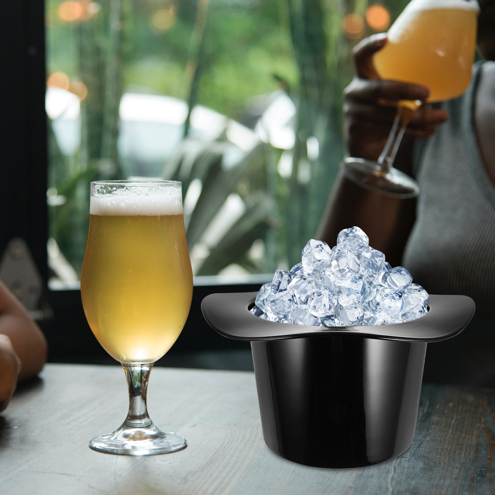 1200Ml Elegant Hat Shaped Ice  - Wine Beer Hat 评论和价格